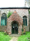 Late Tudor porch - note later repairs at top