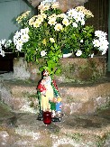 St Nicholas on the font steps