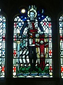 memorial window: a magnificent St George
