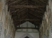 above the chancel arch