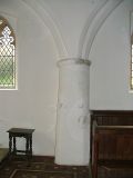 Blocked arcade, south side of chancel