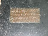 Brass inscription