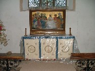 reredos painting above the altar