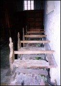 old benches in the north aisle (c) Peter Stephens