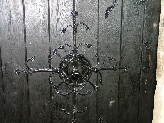 14th century wrought-iron door boss