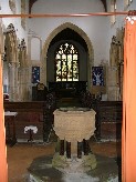 modern font and view east