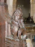 ox with a hoop - possibly a rebus?