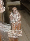 St Simon with saw, instrument of his martyrdom