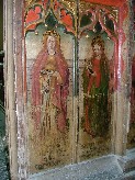 V: St Catherine; VI: St Barbara