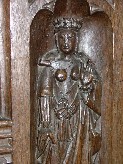 St Agatha, a blade in her breast