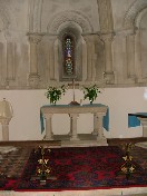 19th century altar and apse