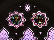 fragments of medieval glass