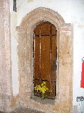 door to the tower stairway