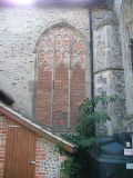 The bricked-up chancel window that held a secret