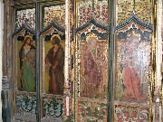 man of sorrows (Victorian), St Paul (Victorian), + two Victorian Saints
