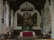 north aisle, looking east