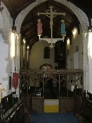 looking west from the altar